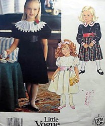 2769 VOGUE  PRETTY FLARE EISEMAN DRESS EASY PATTERN 2-4