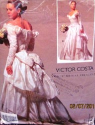 2783 COSTA BRIDES/MAID FLARE OFF SHLDR SS-LS DRESS PATTERN 6-10