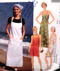 2794 EZ STRAPPY DRESS,JUMPER LENGTHS,HEADSCARF PATTERN 4-18 3 SZ