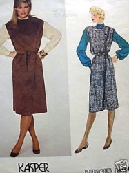 2833 VOGUE KASPER WRAP JUMPER, TUCK BLOUSE PATTERN 8,10 or 12 choice uncut