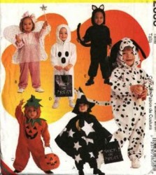 2858 KID JUMPSUIT  GHOST, DALMATION, FAIRY, ANGEL PATTERN 2-4