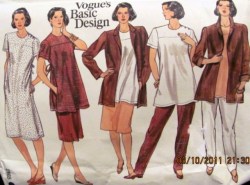 2865 MATERNITY OPEN JACKET,TIED TOP,DRESS,BOTTOMS PATTERN 10