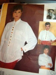 2873 TODD OLDHAM LOOSE FIT COLLAR BLOUSE 92 PATTERN 14-18