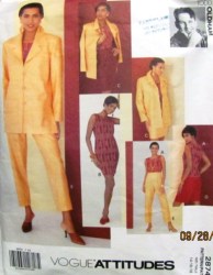 2874 TODD OLDHAM EZ JACKET,SHIFT DRESS,TOP,BOTTOMS PATTERN 14-18