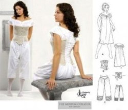 2890 Simplicity VICTORIAN DRAWERS, CHEMISE, CORSET PATTERN 8-14; 16-24 2 sizes  choice