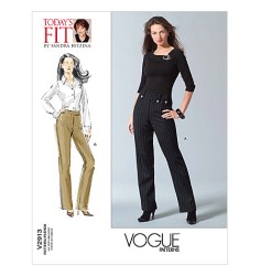 2913 VOGUE BETZINA STRAIGHT FIT CONTOUR PANTS PATTERN ABC,DEF,GHIJ NEW