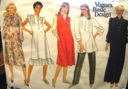 2934 MAT JUMPER,DRESS,TUNIC LENGTHS, PANTS 70S PATTERN 12,8