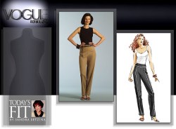 2948 Vogue  BETZINA CONTOUR TAPER SMART PANTS PATTERN ABC-GHIJ uncut