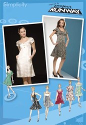 2965 DESIGN YR FLARE DRESS,SLVS/RUFFLE OR NOT PATTERN 4-22 2 SZ