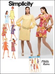 2967 RETRO 60 MINI OR NOT DRESS,BAG PATTERN 6-14,14-22