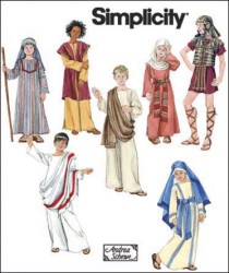 2976 PASSION PLAY, NATIVITY, ROMAN KID COSTUME PATTERN XS-L