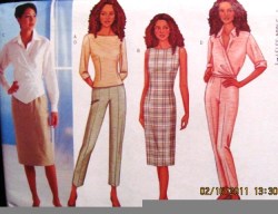 3035 EZ TOP, DRESS,SKIRT, PANTS,WRAP SHIRT PATTERN 6-22 3 SZ