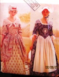 3071 PIONEER DIRNDL FLR SKIRT,TOP,BONNET,CAP,SCARF PATTERN 12-22
