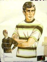 309 Kwik Sew  71 MEN'S COTTON KNIT T SHIRT PATTERN 34-48'' CHEST uncut