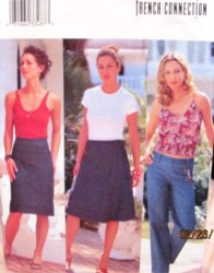 3132 EZ WRAP-STRT SKIRT,LO RISER PANTS PATTERN 6-22 3 SZ