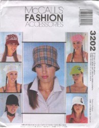 3202 BUCKET HATS, BALL CAPS, SCARVES PATTERN