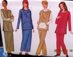 3204 SO EZ TOP LENGTHS HOOD OR NOT,BOTTOMS PATTERN 8-12