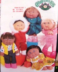 3228 CPK 13'' DOLL JACKET,PANTS,UNITARD,NITIE PATTERN