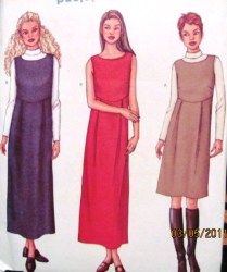 3245 SO EZ EMPIRE STRT DRESS, JUMPER,TOP PATTERN 6-22 3 SZS