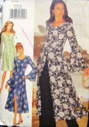 3245 EZ BUTTON FLARE DRESS LENGTHS, WIDE PANTS PATTERN 8-12
