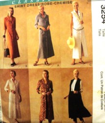 3254 PALMER SHIRT-DRESS SLVS OR NOT PATTERN 8-12,20-24