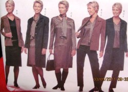 3254 EZ JACKET LENGTHS,TOP,LS DRESS,BOTTOMS PATTERN 8-24 3 SZS