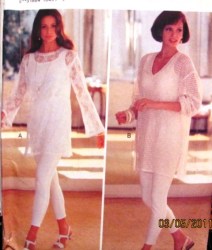 3260 SO EZ LS TOP,TANK TOP,STRETCH LEGGINGS PATTERN 6-14