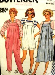 3308 EZ BUTTERICK  MATERNITY JUMPSUIT, JUMPER, ROMPER PATTERN 6-10, 12-16 UNCUT choice