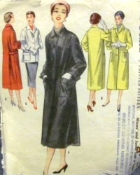 3330 1955 BUTTON LS POCKET COAT,TOPPER JKT PATTERN 14 32