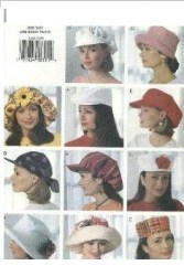 3342 FLOPPY, BRIM, VISOR, CAP, ETHNIC HEADWEAR PATTERN SM-LG