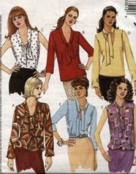 3351 PULLOVER TOPS SLEEVES OR NOT PATTERN XS-M, L-XL