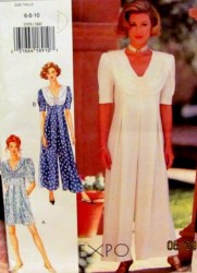 3359 Butterick FIT WIDE LEG SS DRAPE COLLAR JUMPSUIT LENGTHS PATTERN 6-10