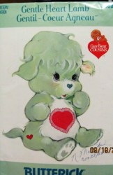 3369 15'' GENTLE HEART LAMB CARE BEAR COUSINS 85 PATTERN