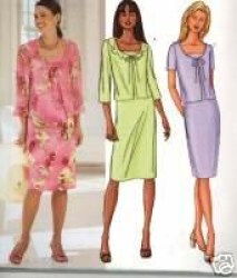 3382 EZ UNLINED TIED JACKET,DRESS PATTERN 6-10,12-16,18-22