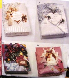 3400 LOVELY 4 FABRIC LINED MEMORY BOXES 12'' DEEP PATTERN