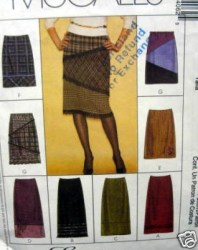 3406  MCCALLS TRIMMED SMART SKIRTS 2 LENGTHS VARIETY PATTERN 6-12-18 2 SIZES