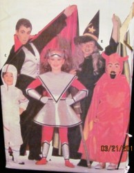 3492 SPACE/ RACE CAR DRIVER/ DRAC, WITCH, DEVIL 85 PATTERN 4-14