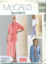 3500 MCC SHIRT-JACKET,PANTS,SKIRT,KNIT TOP PATTERN 14-24