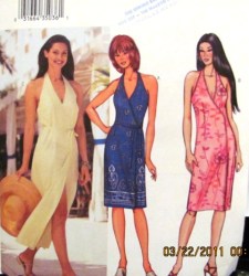 3517 EZ SASSY STRT WRAP DRESS LENGTHS,BELT PATTERN 12-16,18-22