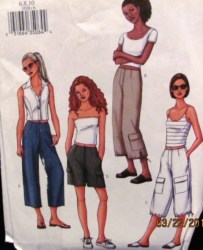 3528 EZ LO RISER LOOSE POCKET PANTS LENGTHS PATTERN 6-22 3 SIZES