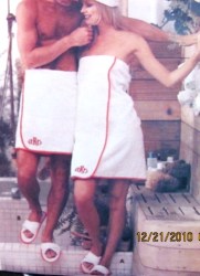 3532 HIM & HER BATH WRAP,TURBAN,SLIPPERS PATTERN OS,INITALS