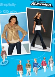 3538 CROP OR NOT YOKE SS-LS DESIGNR JACKET LENGTHS PATTERN 12-20