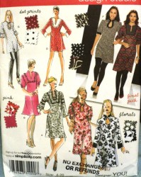 3560 DESIGN YOUR SS-LS DRESS,MINI DRESS, TUNIC PATTERN  4-12