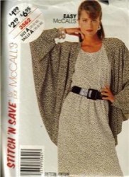 3562 SHIFT DRESS, COCOON JACKET PATTERN 10, 16-20