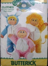 3565 16'' CPK DOLL CUTIE CHARACTER PAJAMAS ANIMALS PATTERN