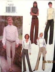3574 EZ TAPER,STRT LO RISER FLOOR PANTS PATTERN 6-10,18-22