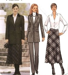 3579 LONGER PANEL JACKET, BIAS LONG SKIRT,PANTS PATTERN 6-10