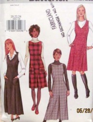 3604 VERY EZ PLEAT SLVLSS JUMPERS LENGTHS PATTERN 8-24 3 SZS