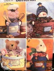 3614 HOLIDAY SPECL OCCASION DECORATED BASKETS, BIG CANS PATTERN