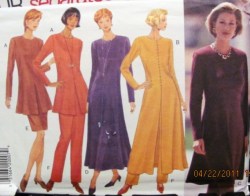 3626 BUTTERICK EZ FLARE-A DRESS LENGTHS, TOP,SKIRT,PANTS PATTERN 12-16; 18-22 CHOICE